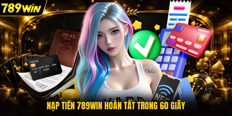 Nạp tiền 789WIN hoàn tất trong 60 giây